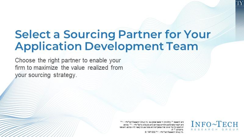 Select a Sourcing Partner for Your Development Team