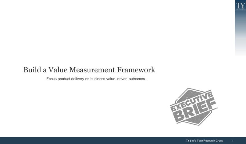 Build a Value Measurement Framework