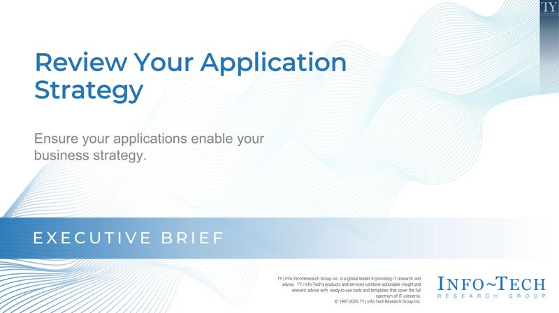 Review Your Application Strategy