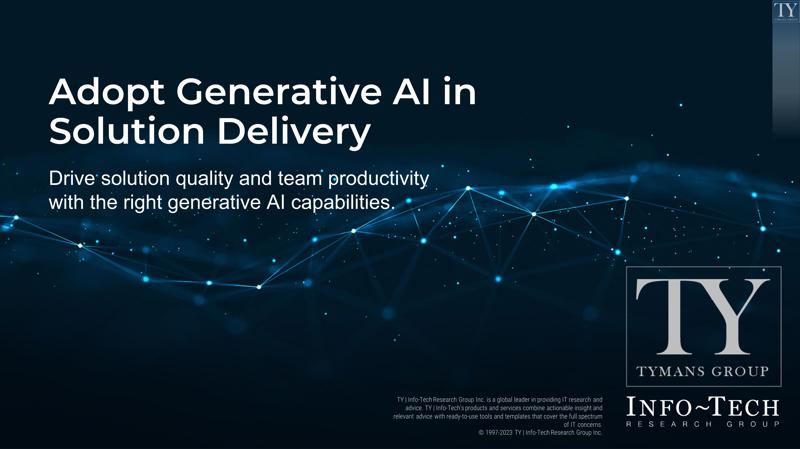 Adopt Generative AI in Solution Delivery