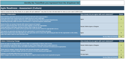 Sample of the Agile Readiness Assessment Survey blueprint deliverable.