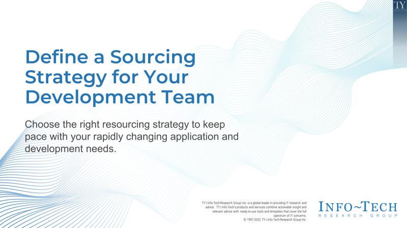 Define a Sourcing Strategy for Your Development Team