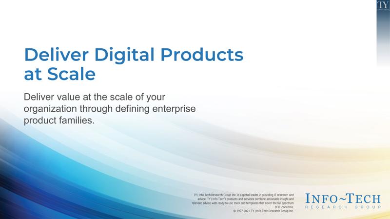 Deliver Digital Products at Scale