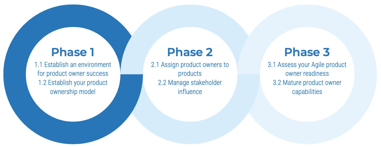 Phase 1: Establish an environment for product owner success, Establish your product ownership model