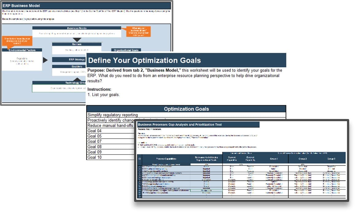 The image contains screenshots of the SAP Workbook.