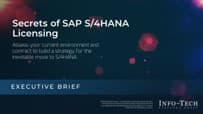 The image contains a screenshot of Secrets of SAP S/4HANA Licensing.