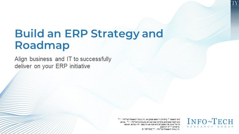 Build an ERP Strategy and Roadmap