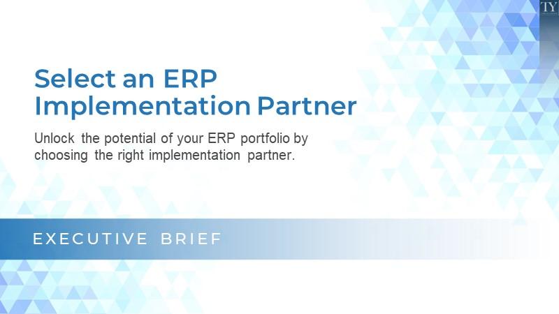 Select an ERP Implementation Partner