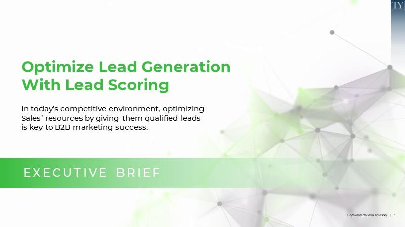 Optimize Lead Generation With Lead Scoring