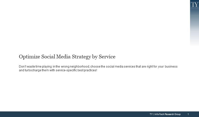 Optimize Social Media Strategy by Service