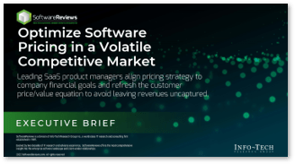 Sample of the 'Optimize Software Pricing in a Volatile Competitive Market' blueprint.