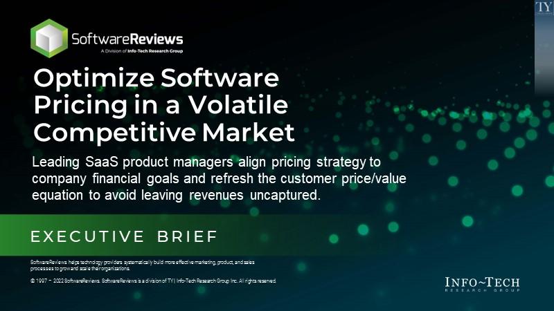Optimize Software Pricing in a Volatile Competitive Market