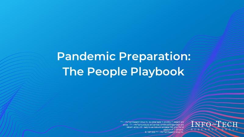 Pandemic Preparation – The People Playbook