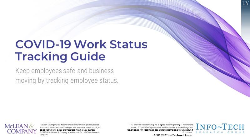 COVID-19 Work Status Tracking Guide