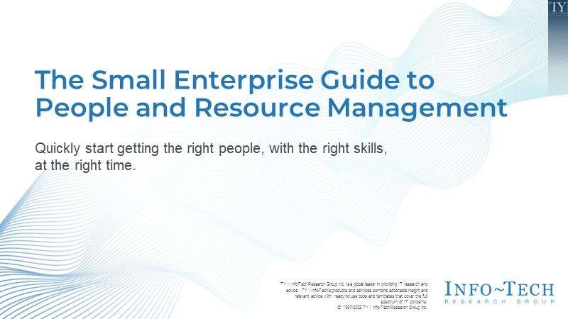 The Small Enterprise Guide to People and Resource Management