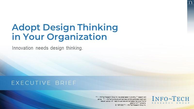 Adopt Design Thinking in Your Organization