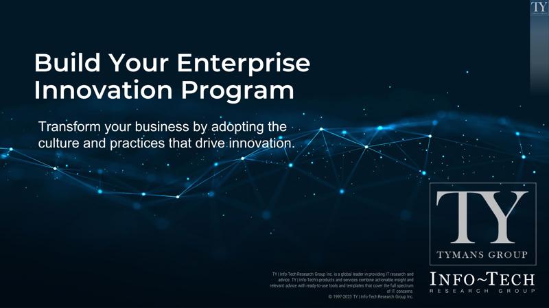 Build Your Enterprise Innovation Program