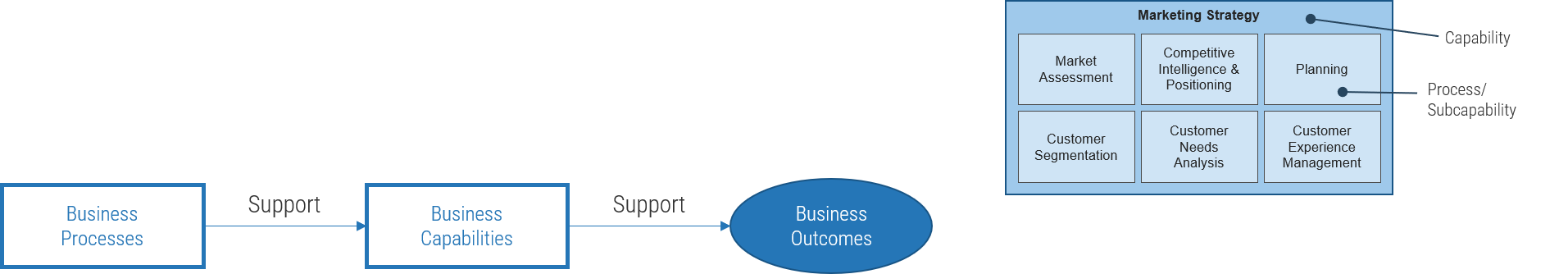 Business capability map