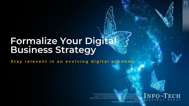 Formalize Your Digital Business Strategy