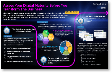 The image contains a screenshot of phase 2 digital maturity assessment.