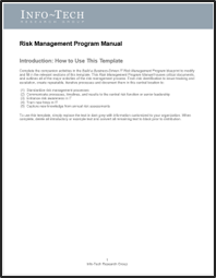 Sample of the Risk Management Program Manual.
