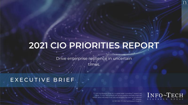 2021 CIO Priorities Report