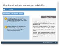 Sample of activity 1.2 'Identify goals and pain points of your stakeholders'.