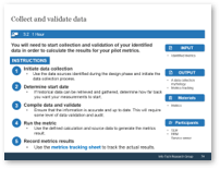 Sample of activity 3.2 'Collect and validate data'.