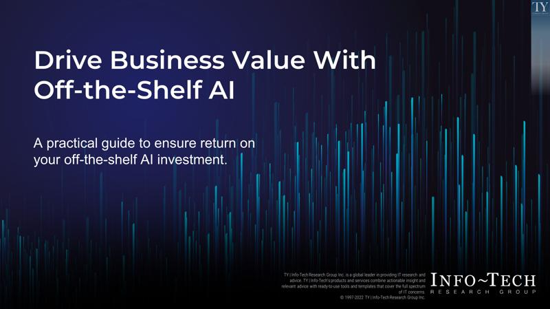 Drive Business Value With Off-the-Shelf AI
