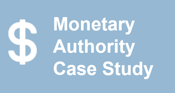 Symbol for 'Monetary Authority Case Study'.