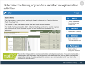 Sample of activity 3.1.2 'Determine the timing of your data architecture optimization activities'.