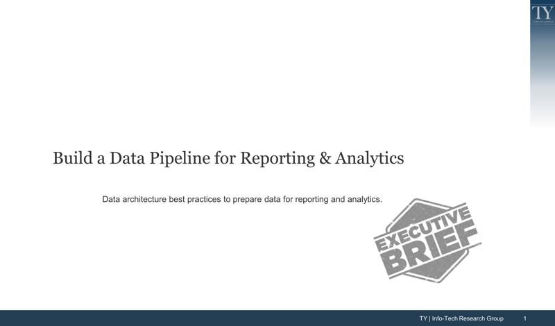Build a Data Pipeline for Reporting and Analytics