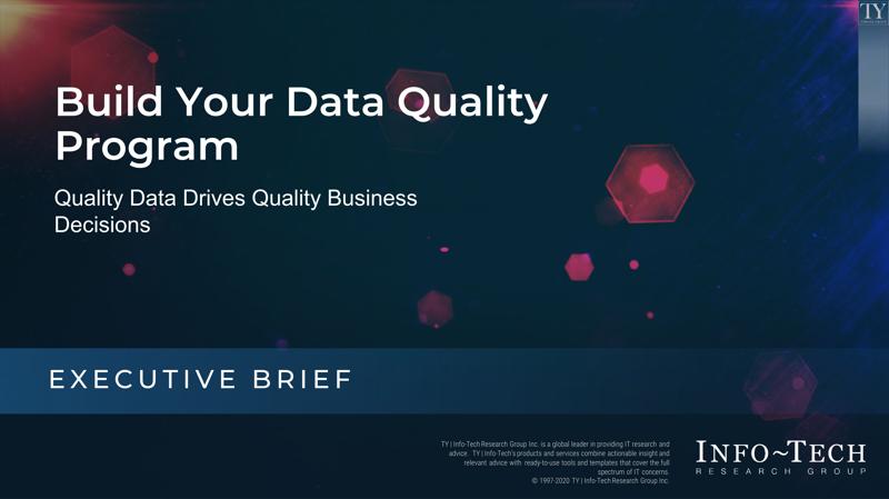 Build Your Data Quality Program