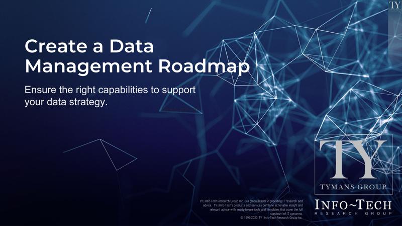 Create a Data Management Roadmap