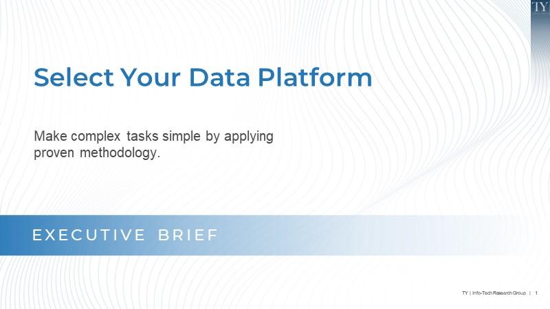 Select Your Data Platform