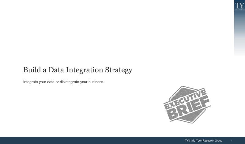 Build a Data Integration Strategy