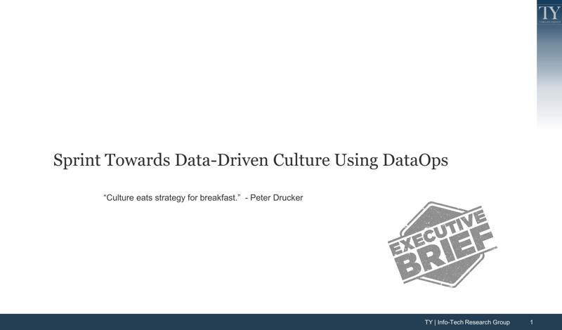 Sprint Toward Data-Driven Culture Using DataOps