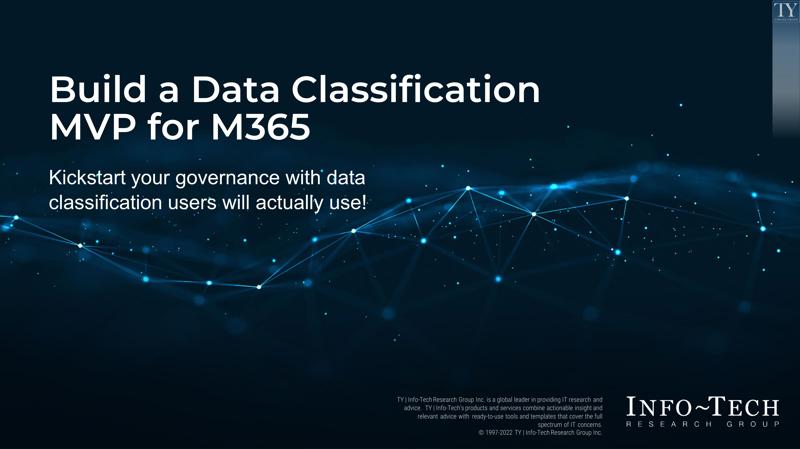 Build a Data Classification MVP for M365