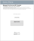 This is a screenshot from the Managed Print Services RFP Template