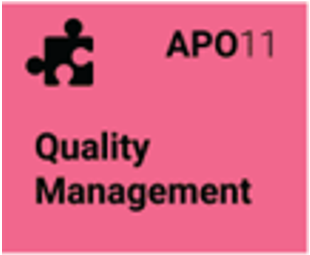 Icon for process 'APO11 Quality Management'.