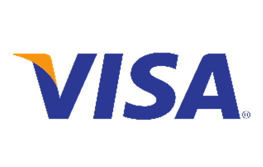 Logo for VISA.