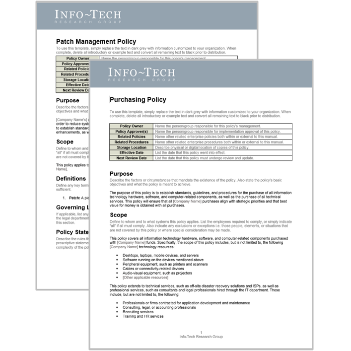 Thumbnail of Info-Tech's 'Additional SAM Policy Templates'.