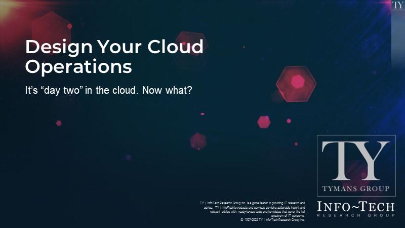 Design Your Cloud Operations