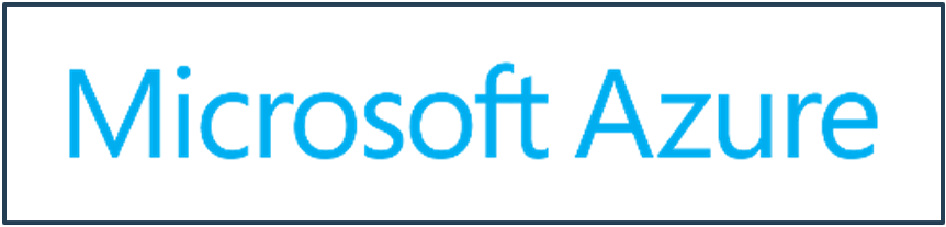Logo for 'Microsoft Azure'.