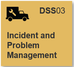An icon for the 'DSS03 Incident and Problem Management' template.