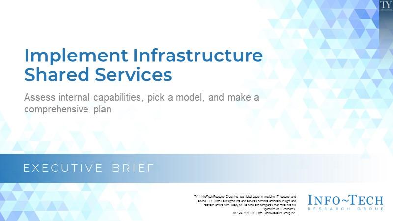Implement Infrastructure Shared Services