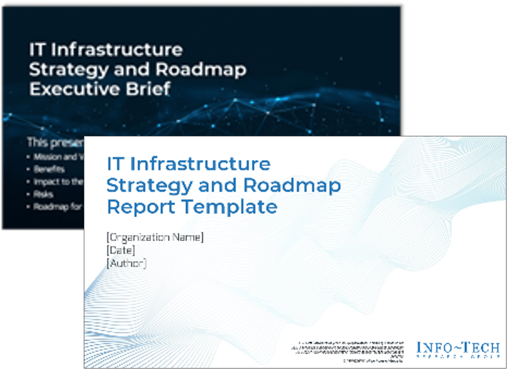 it infrastructure roadmap template