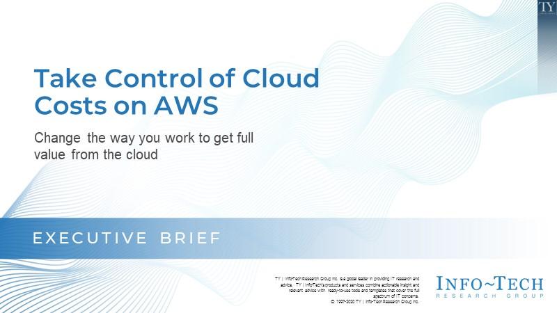 Take Control of Cloud Costs on AWS