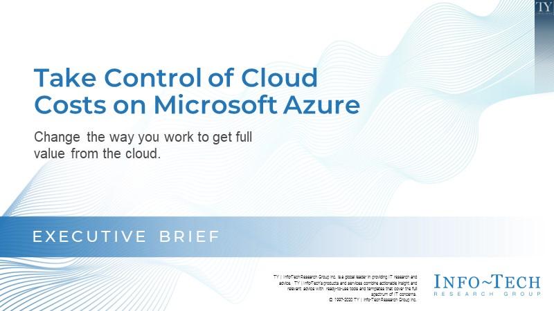 Take Control of Cloud Costs on Microsoft Azure