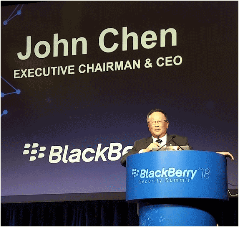 Photo of John Chen, CEO of BlackBerry.